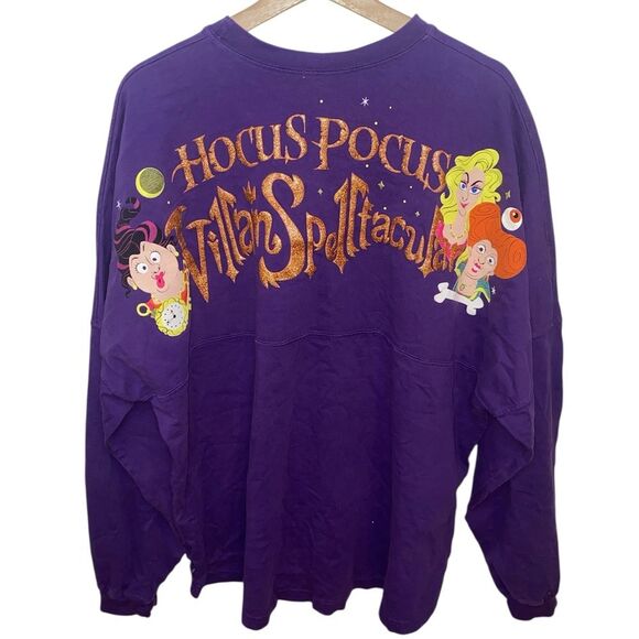 DISNEY Spirit Jersey Hocus Pocus Villain Spelltacular Purple Top - Picture 3 of 4